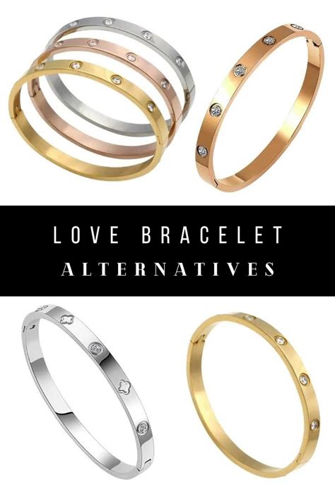 cartier dupe love bracelet|cartier love bracelet lookalikes.